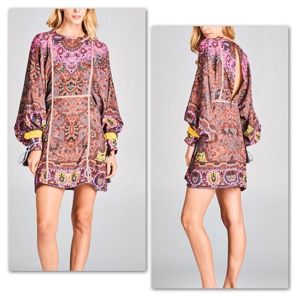 Boho Mixed Media Gypsy Dress- *See Description* - Picture 2 of 8